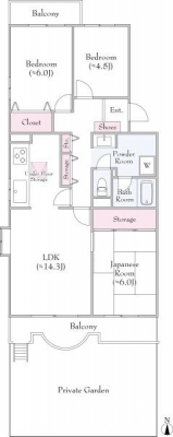 �Ԏ��}�@2022�N�Ƀt�����m�x�[�V��������Ă���̂łقƂ�ǎ蒼���s�v�ł��Z�܂����������܂��B�p�Z�˂�LDK�ƂU���m���͂Q�ʍ̌��Œʕ��ǍD�ł��I